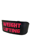 WeightLifting Belt PIEL   FXT / Negro con Rosa