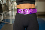 Cinturón de Piel  Gym/Weightlifting / Morado Brillante